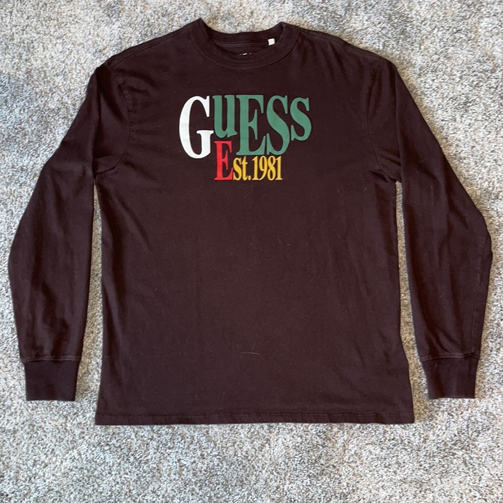 Guess Oversized Long Sleeve Tee